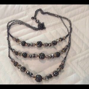 Beaded 3 Strand Loft Necklace